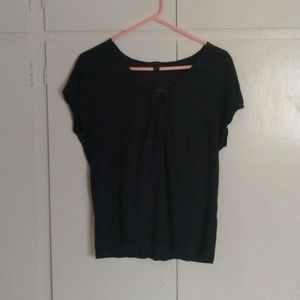 Ann Taylor blouse with key whole short sleeve